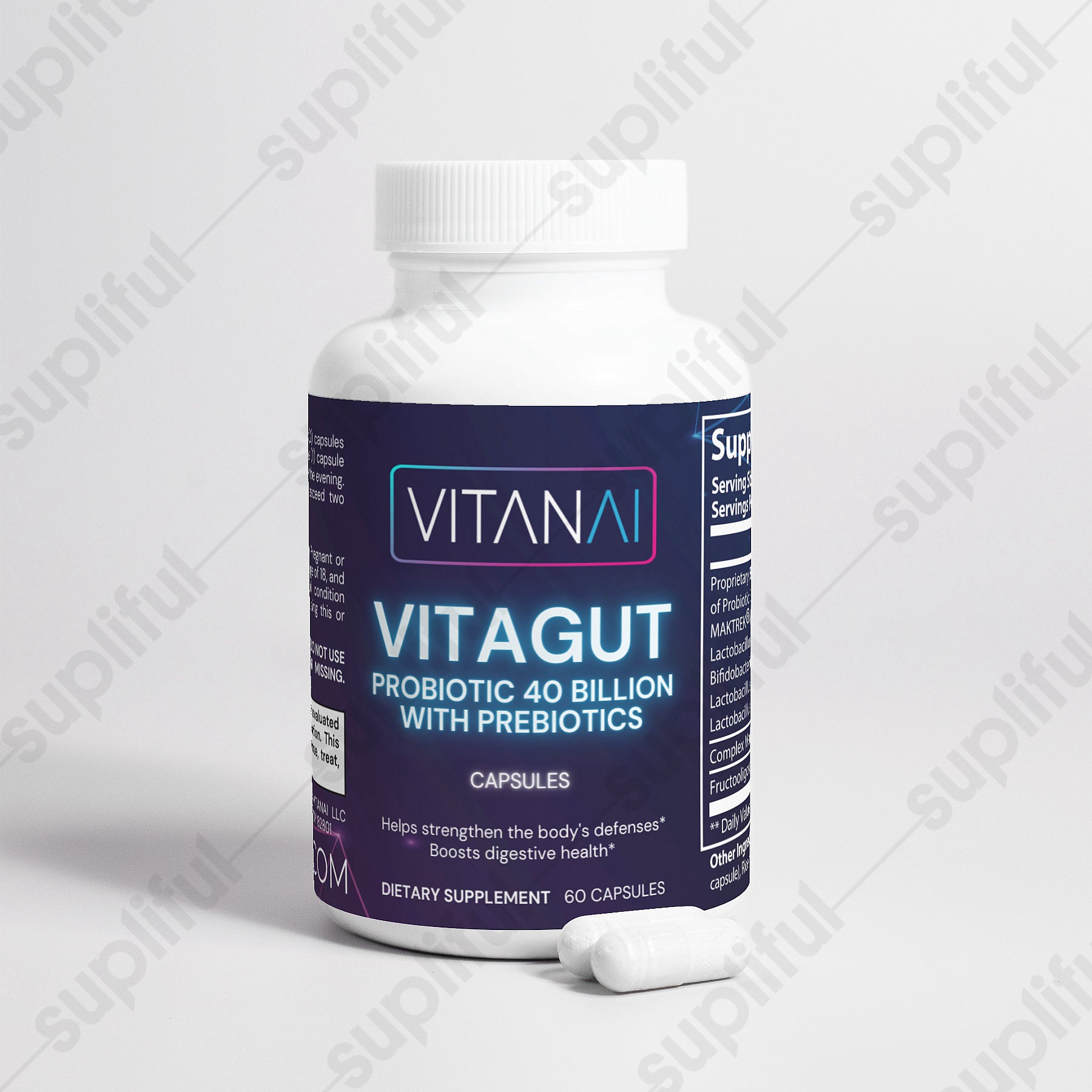 VitaGut Probiotic 40 Billion with Prebiotics