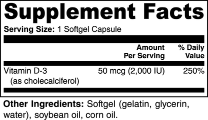 Vitamin D3 2000IU