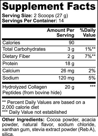 Grass-Fed Collagen Complex (Chocolate)