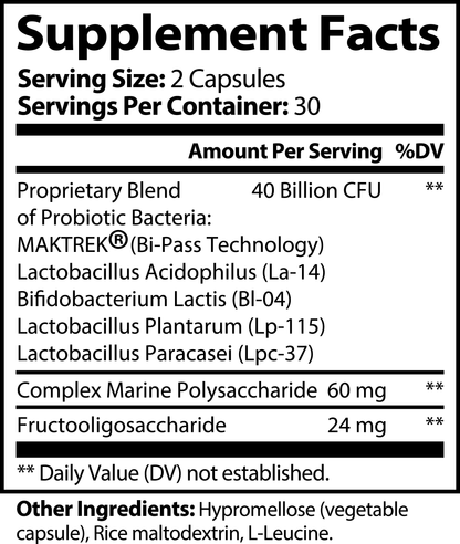 VitaGut Probiotic 40 Billion with Prebiotics